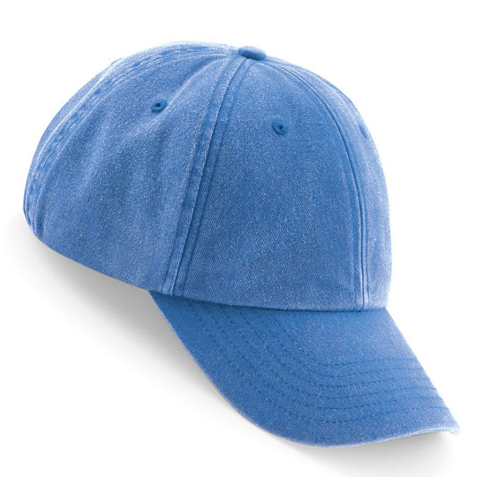 Casquette vintage washed bleu