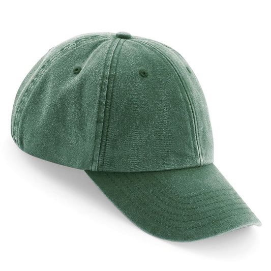 Casquette vintage washed verte