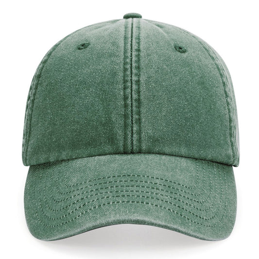 Casquette vintage washed verte