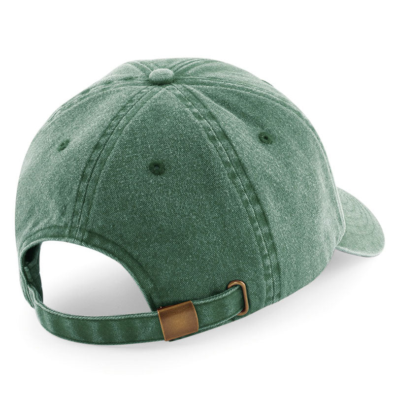 Casquette vintage washed verte