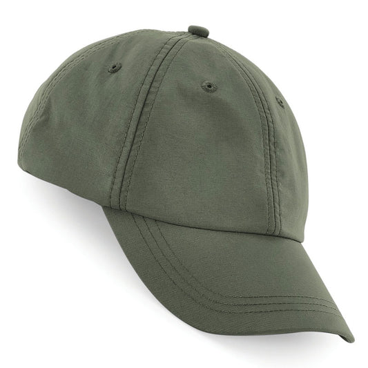 Casquette technique style outdoor kaki