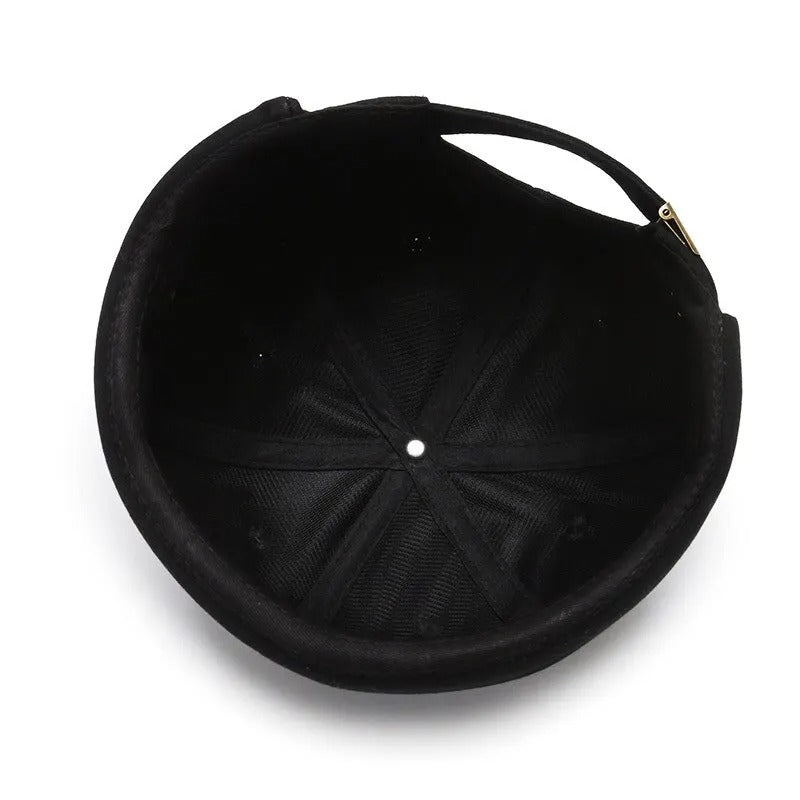 Chapeau docker noir pour homme
