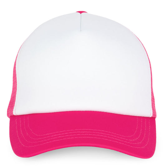 casquette trucker rose magenta