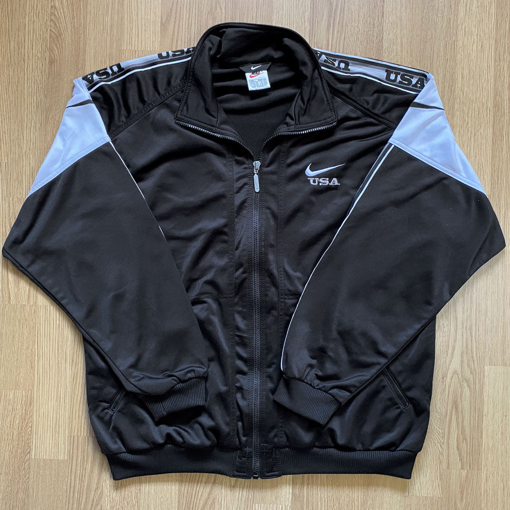 Veste Vintage Nike USA track Jacket noire L