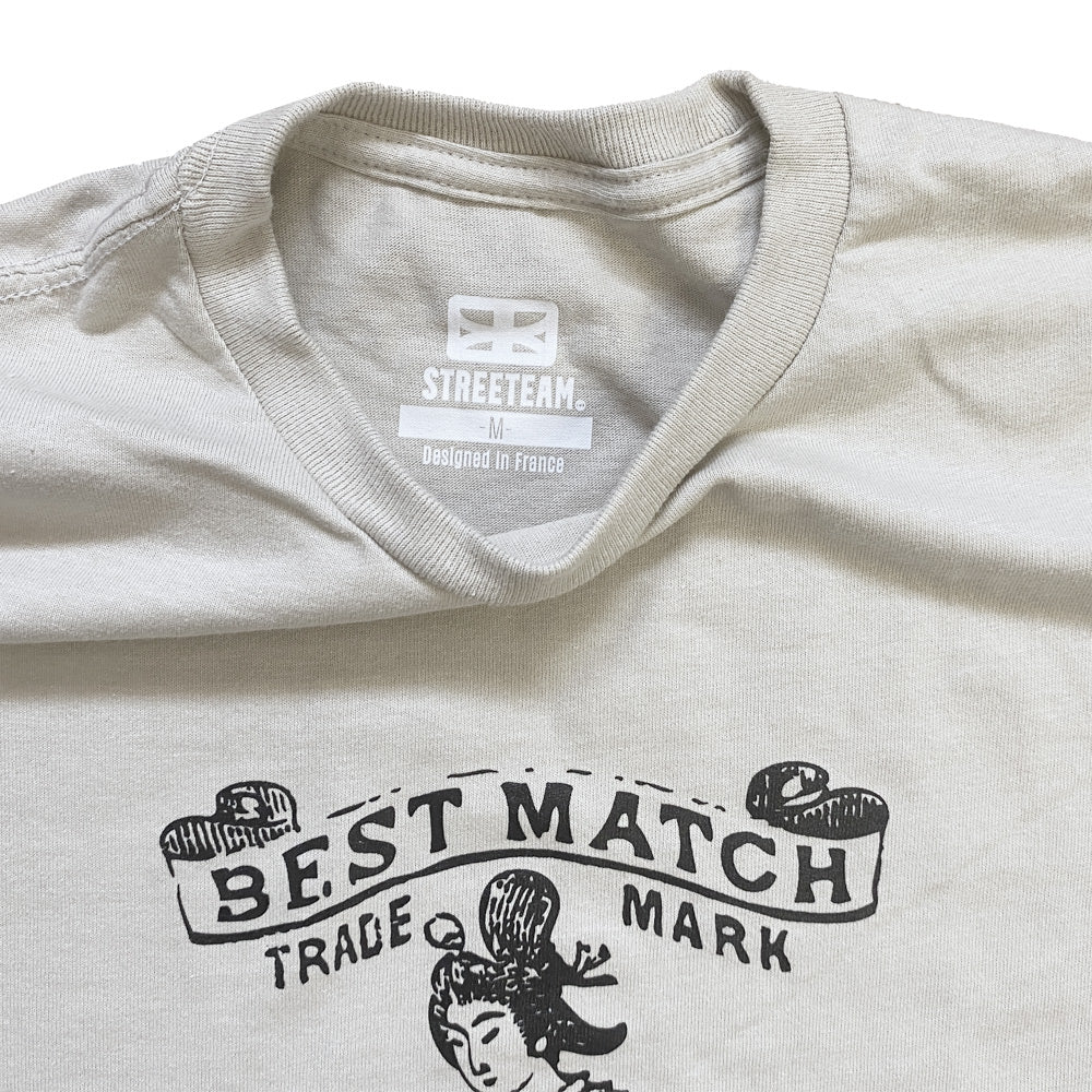 T-shirt Streeteam Geisha beige