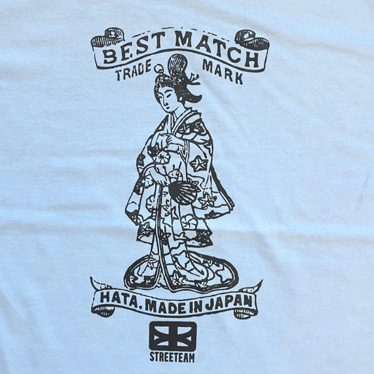 Logo Streeteam Geisha bleu ciel