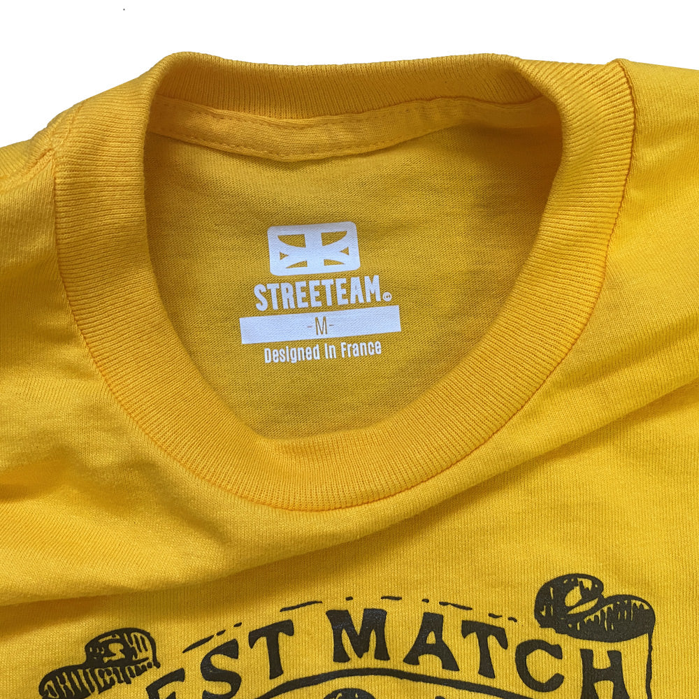 T-shirt Streeteam Geisha jaune
