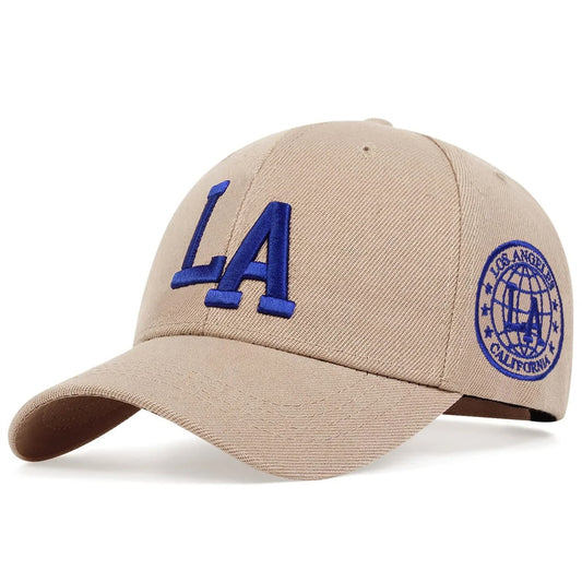 Casquette baseball Los Angeles beige