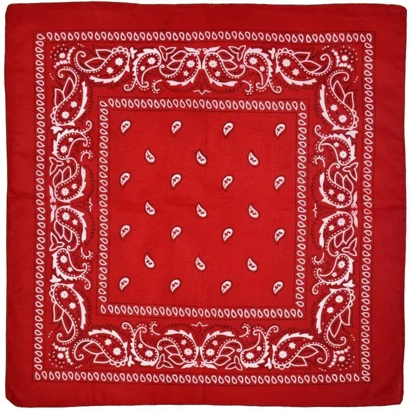 Bandana hip hop streetwear rouge