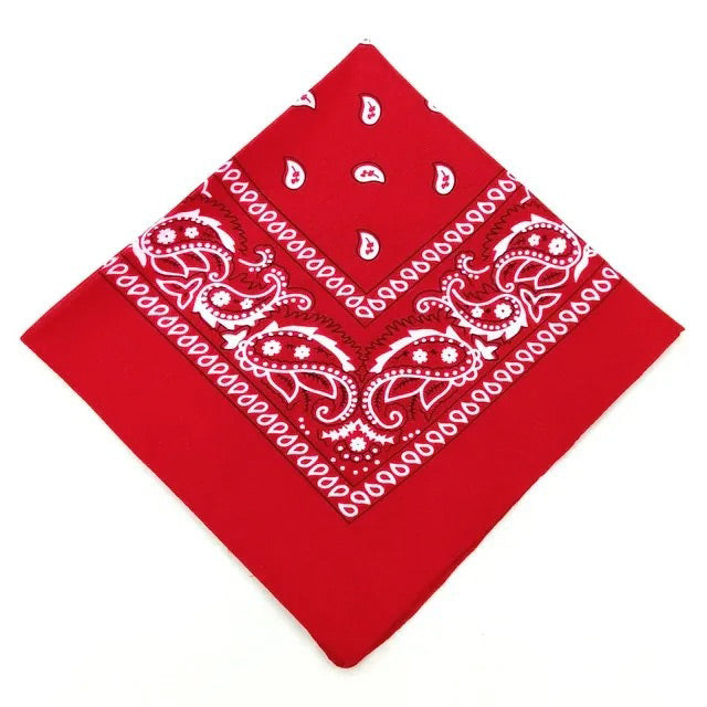 bandana  streetwear hip hop rouge