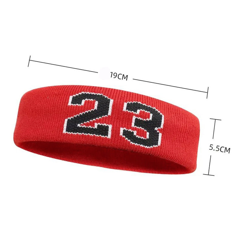 bandeau éponge logo 23 rouge