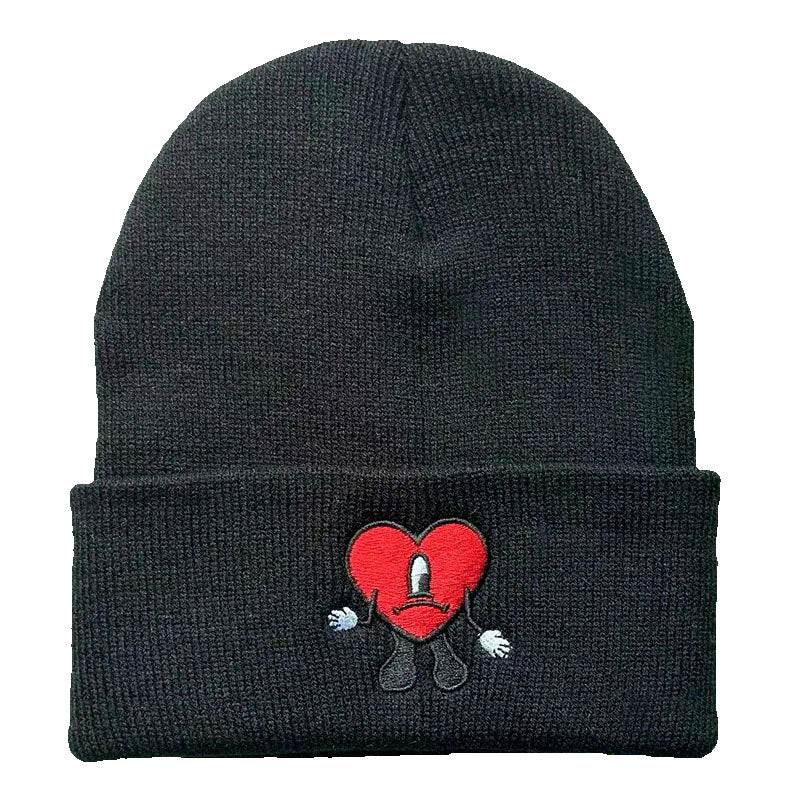 Bonnet streetwear Bad Bunny noir