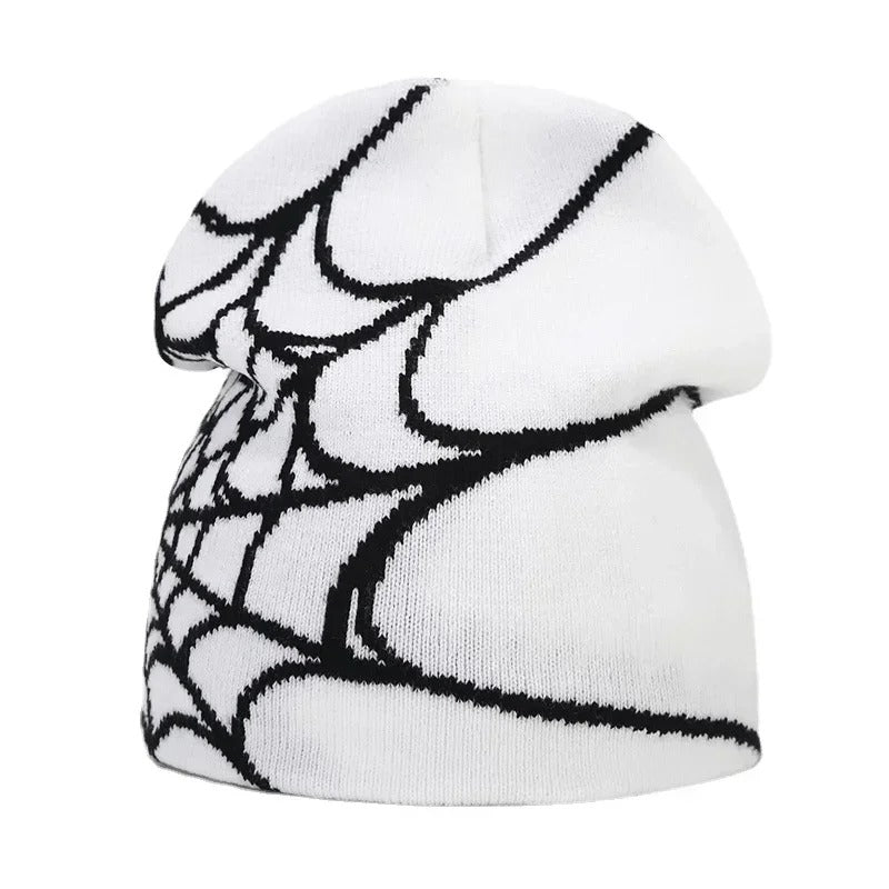 Bonnet streetwear spider blanc