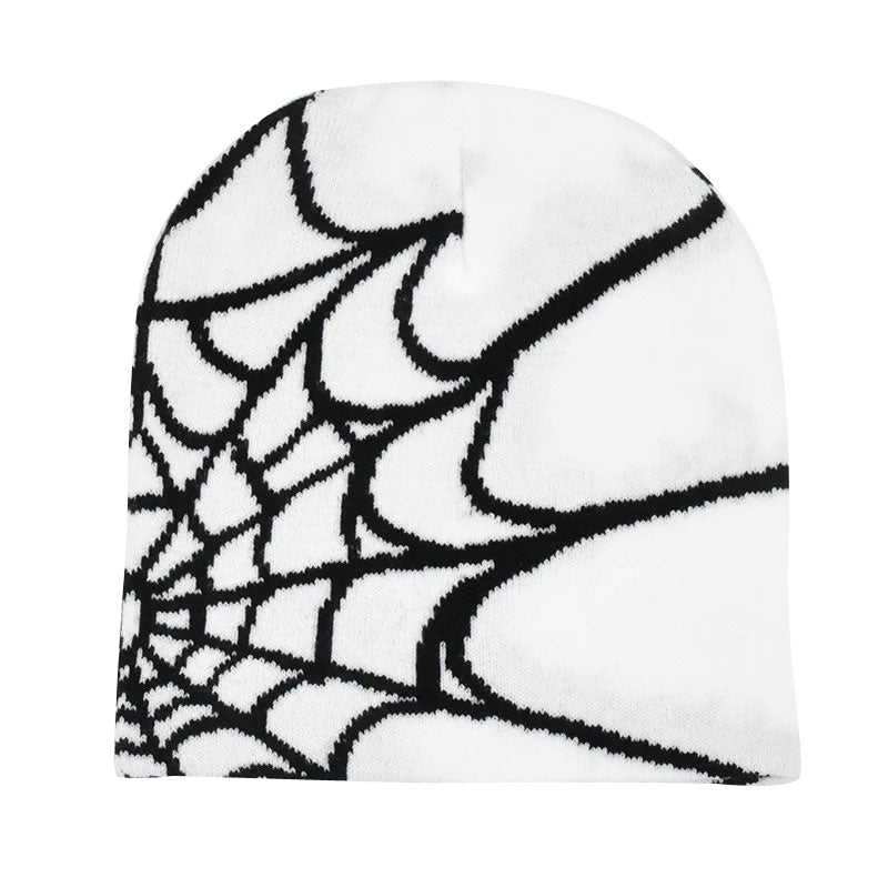 Bonnet streetwear spider blanc