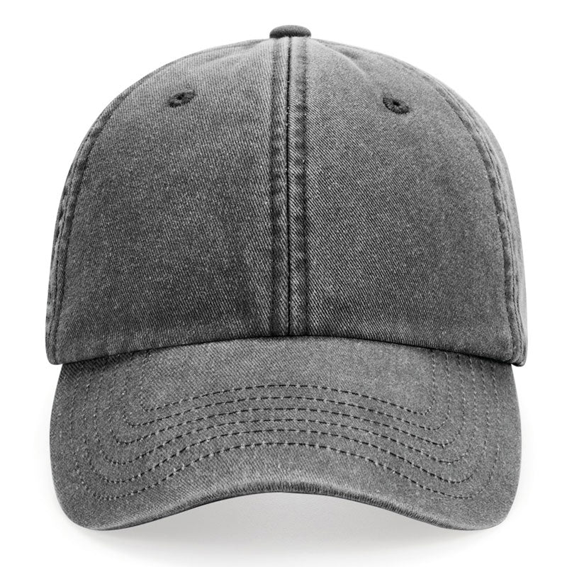 Casquette vintage washed noire
