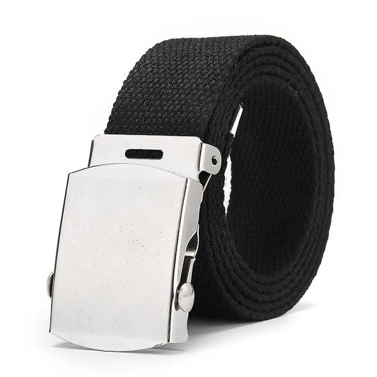 ceinture toile noire