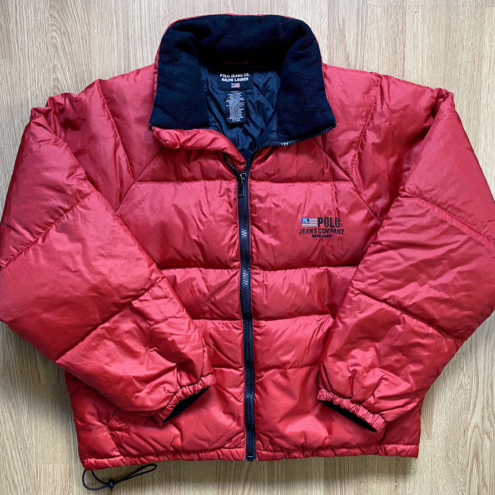 Doudoune Ralph Lauren Polo jeans vintage rouge M