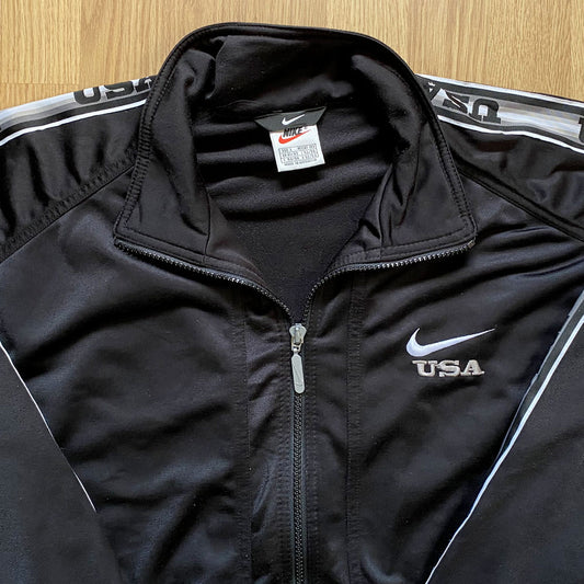 Veste Vintage Nike USA track Jacket noire L