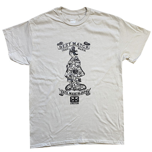T-shirt Streeteam Geisha beige