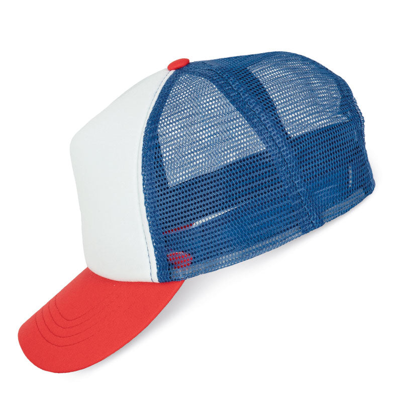 casquette trucker bleu blanc rouge