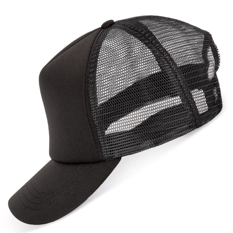 casquette trucker filet mesh noire