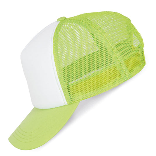 casquette trucker vert fluo