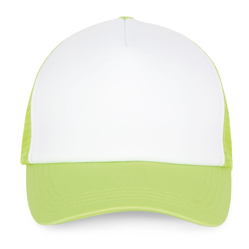 casquette trucker vert fluo