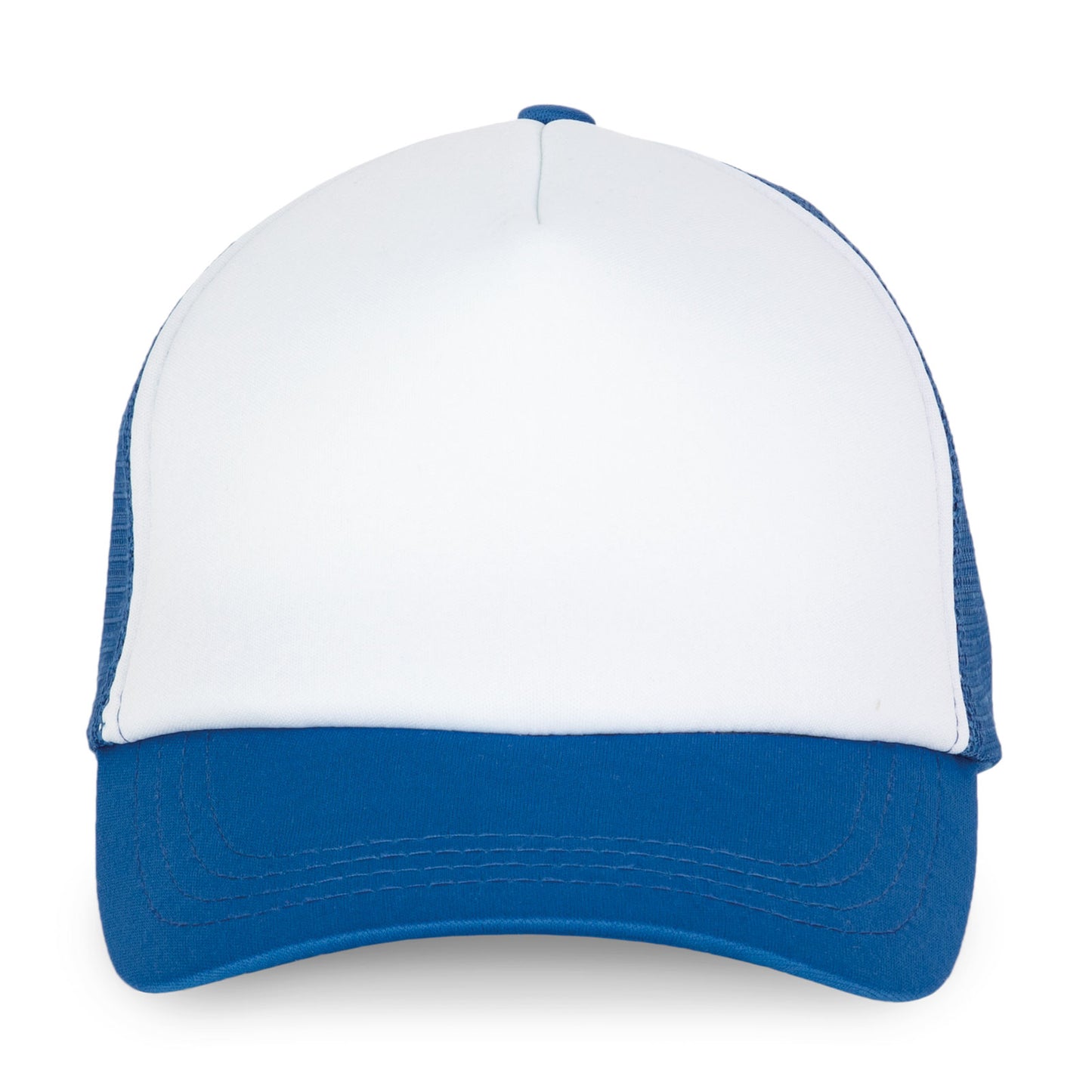 casquette trucker filet bleu blanc