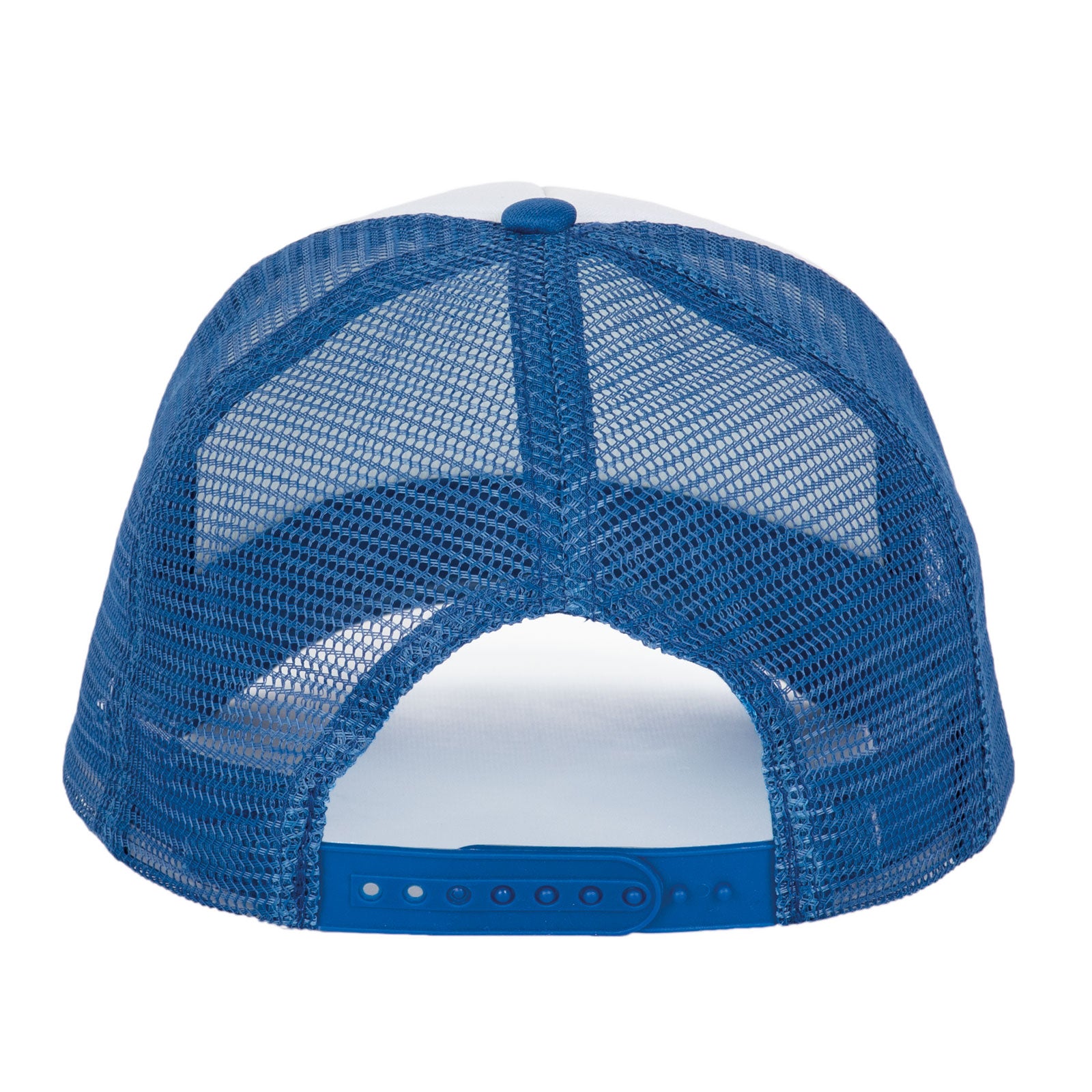 casquette trucker réglable bleu blanc