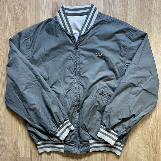 Veste Lacoste homme vintage réversible beige